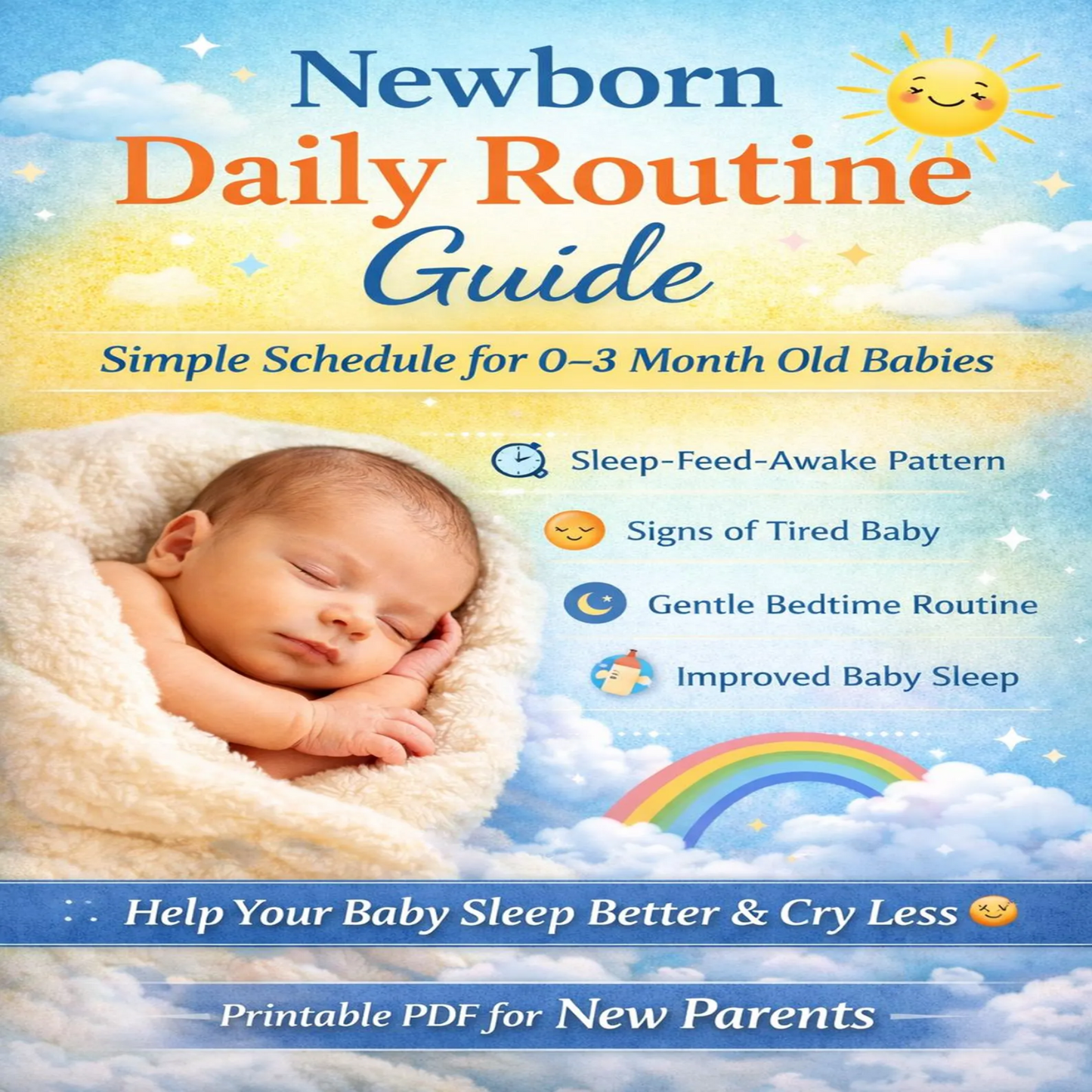 0-3 Month Baby Schedule